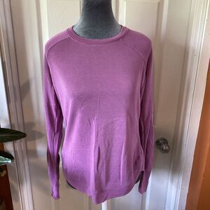 Athleta Sweater Women’s Size XS Distressed Long Sleeve Pink/Purple